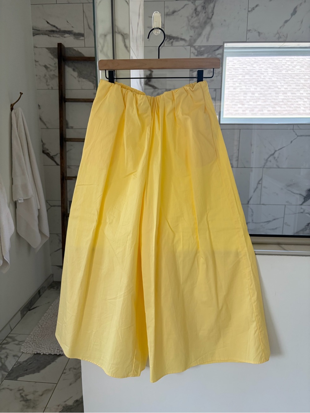 Zara Yellow wide leg pants